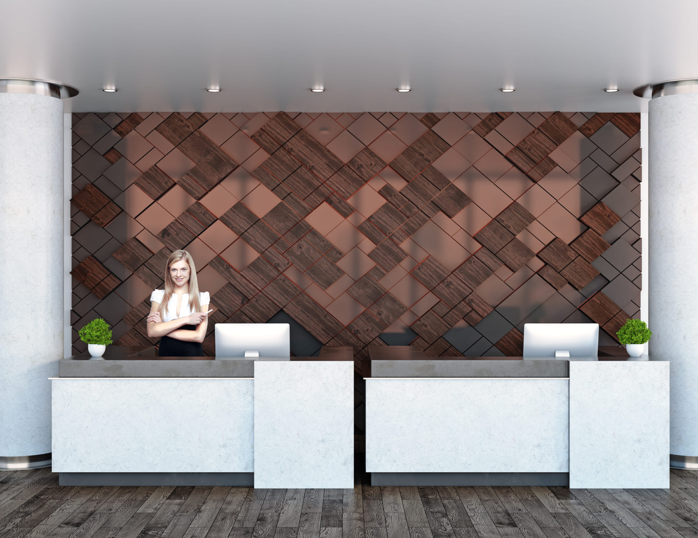 Стойка ресепшн Спандекс — фото № 1